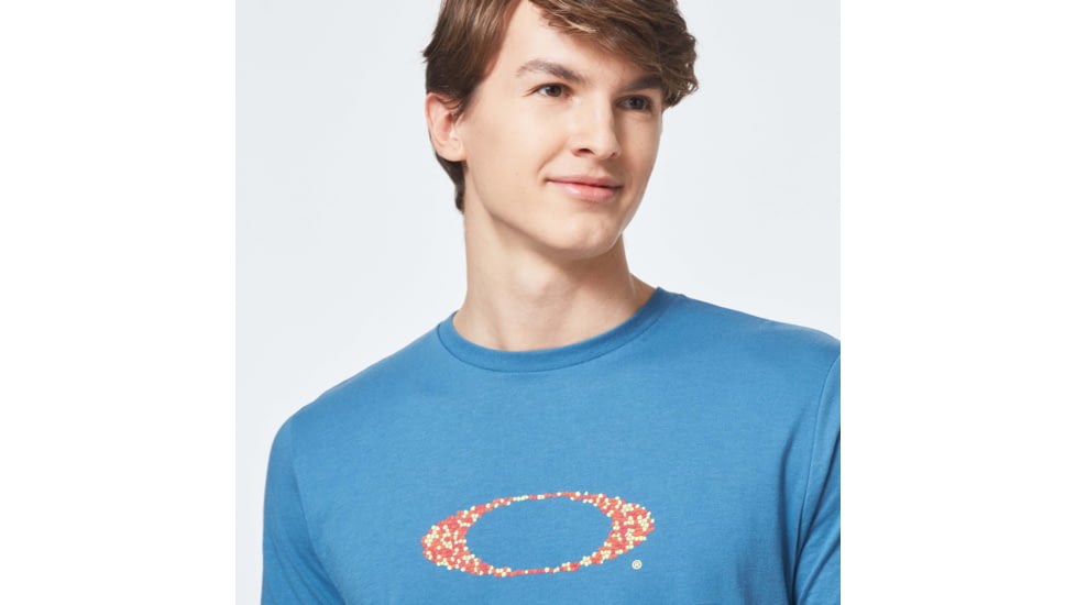 Oakley Pop Ellipse Short Sleeve Tee - Mens, Interstellar Blue, Large, FOA400056-6TR-L