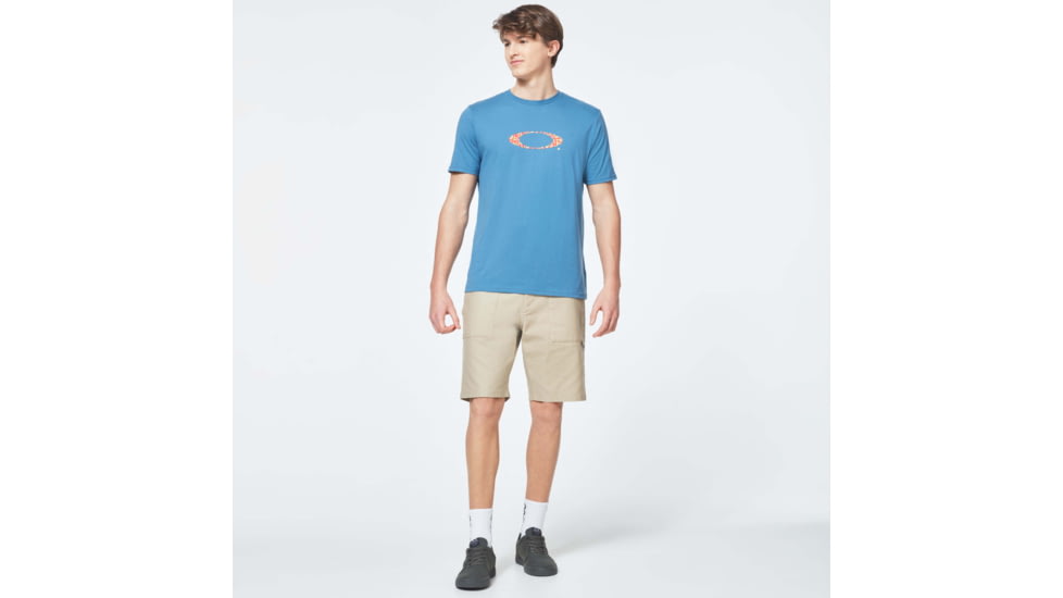 Oakley Pop Ellipse Short Sleeve Tee - Mens, Interstellar Blue, Large, FOA400056-6TR-L