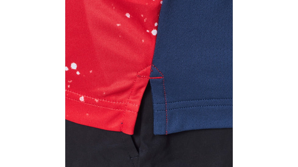 Oakley Pop Spray Short Sleeve Polo - Mens, High Risk Red, Small, FOA400128-43A-S