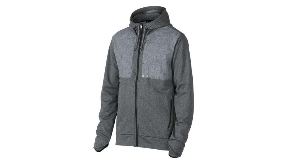Oakley Progression Fleece, Jet Black Heather, Medium 472117-01S-MD