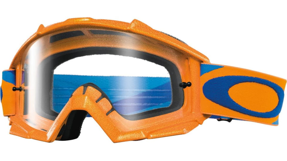 Oakley Proven MX Goggle, Orange/Clear, OO7027-26