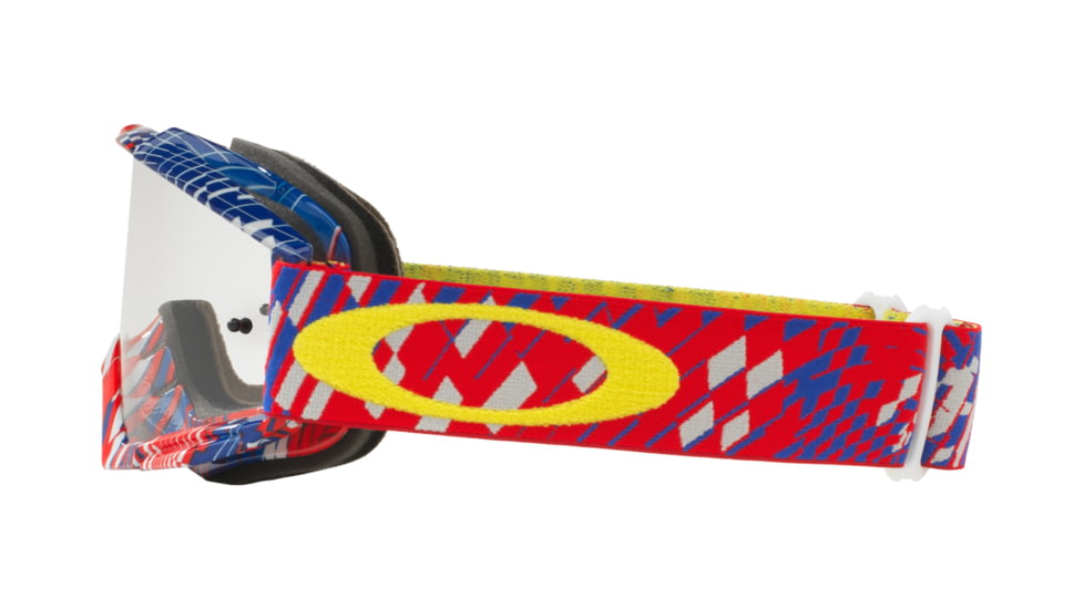 Oakley Proven MX Goggle, Red/Clear, OO7027-25