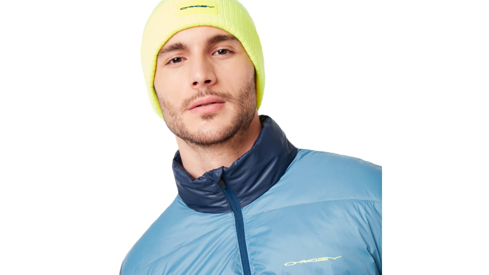 Oakley Puffer Jacket - Mens, Foggy Blue, Medium, 412801-6FB-M