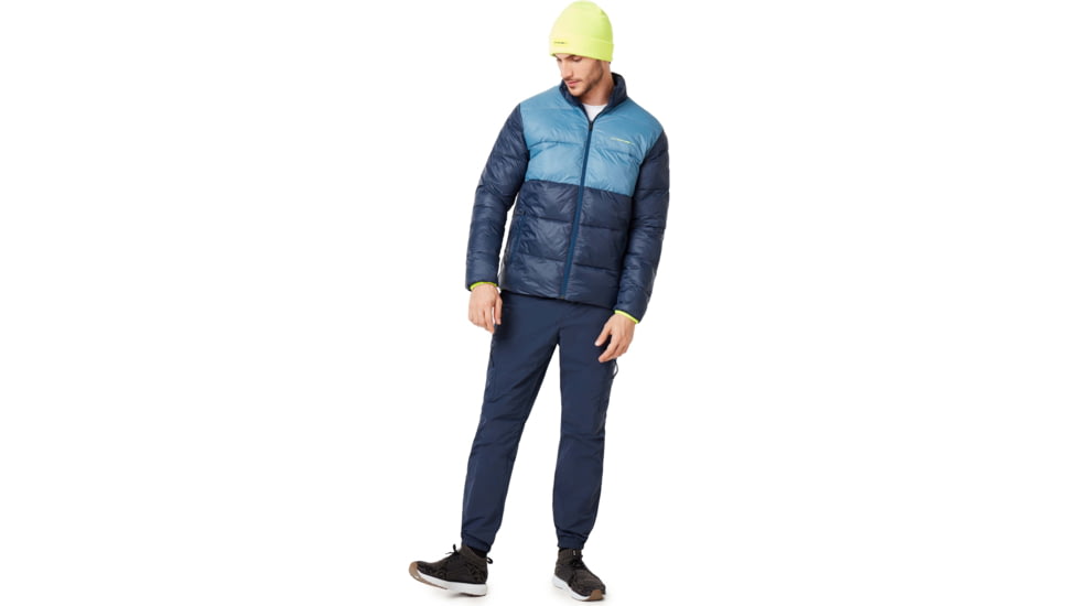 Oakley Puffer Jacket - Mens, Foggy Blue, Medium, 412801-6FB-M
