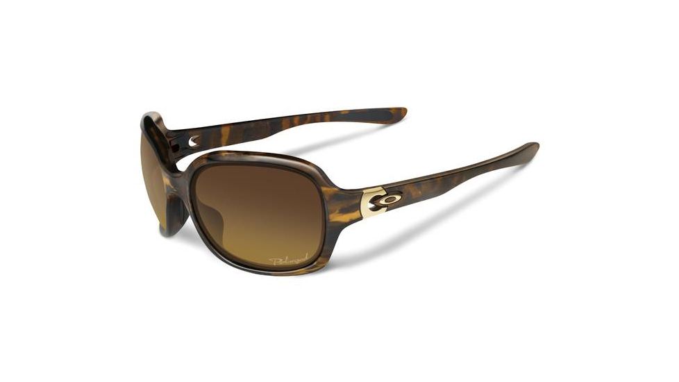 Oakley Pulse Sunglasses, Brown Gradient Polarized Lens, Tortoise Frame OO9198-16