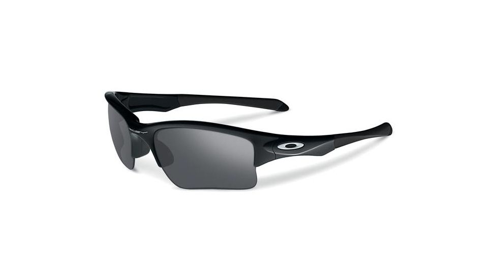 Oakley Quarter Jacket Kids Sunglasses Polished Black Frame, Black Iridium Lens OO9200-01