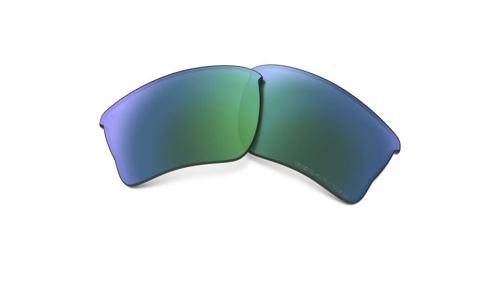Oakley Quarter Jacket Polarized Replacement Lenses, Jade Iridium, ROO9200CB 2167