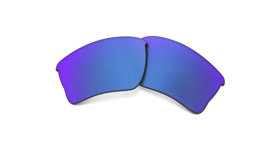 Oakley Quarter Jacket Polarized Replacement Lenses, Sapphire Iridium, ROO9200CB 2147O