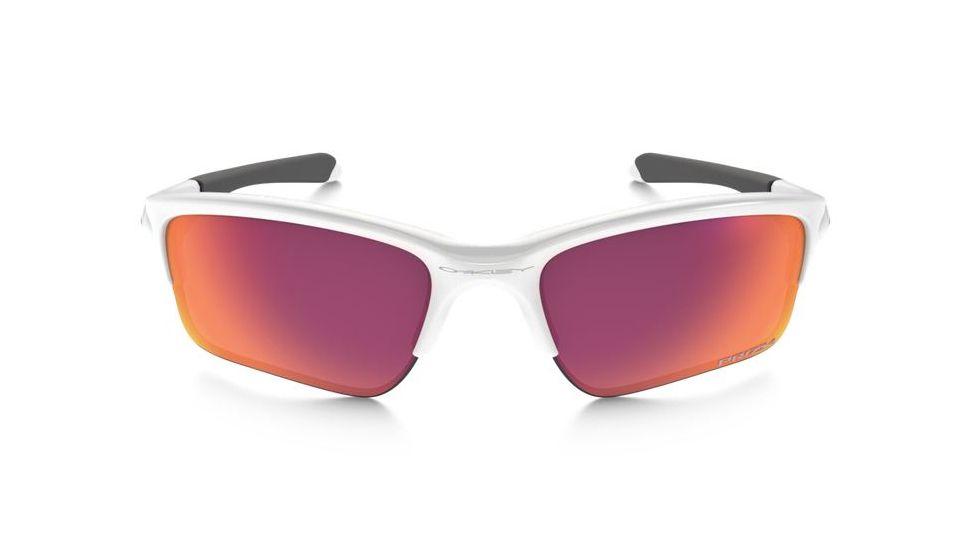 Oakley Quarter Jacket Sunglasses Polished White Frame, Prizm Baseball Out Lens-OO9200-09