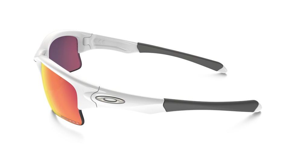 Oakley Quarter Jacket Sunglasses Polished White Frame, Prizm Baseball Out Lens-OO9200-09