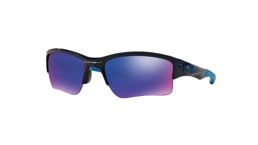Oakley QUARTER JACKET OO9200 Progressive Prescription Sunglasses OO9200-920004-61 - Lens Diameter 61 mm, Frame Color Polished Navy