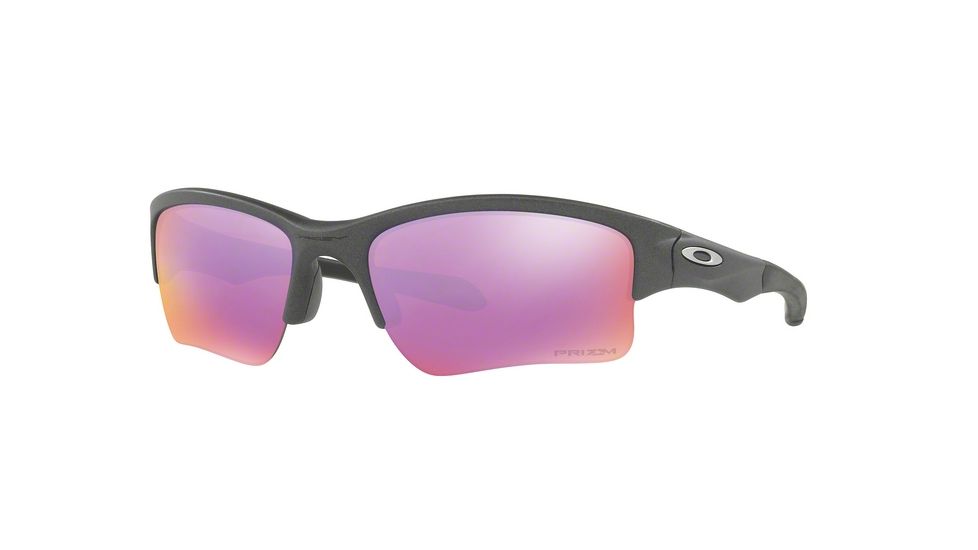 Oakley Quarter Jacket OO9200 Progressive Prescription Sunglasses OO9200-920019-61 - Lens Diameter 61 mm, Frame Color Steel