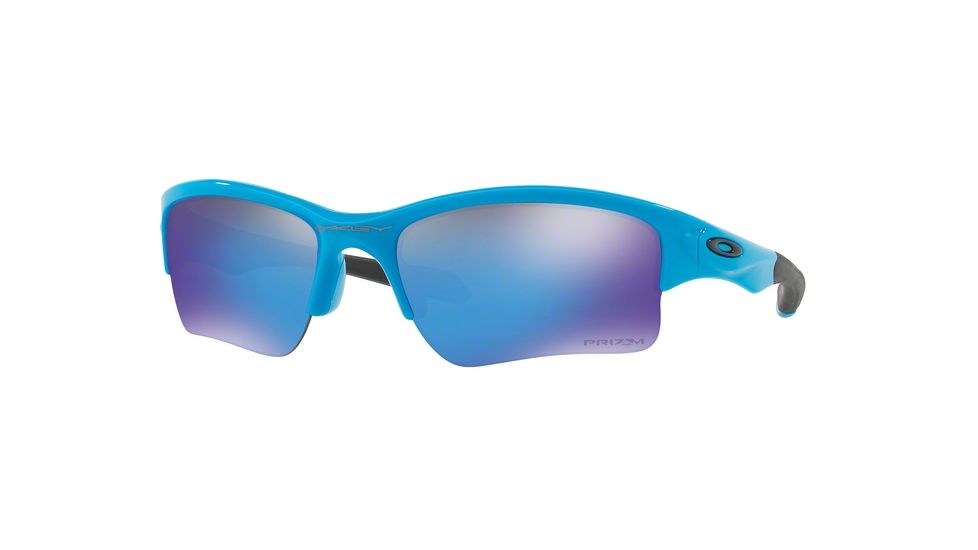 Oakley Quarter Jacket OO9200 Progressive Prescription Sunglasses OO9200-920026-61 - Lens Diameter 61 mm, Frame Color Sky Blue