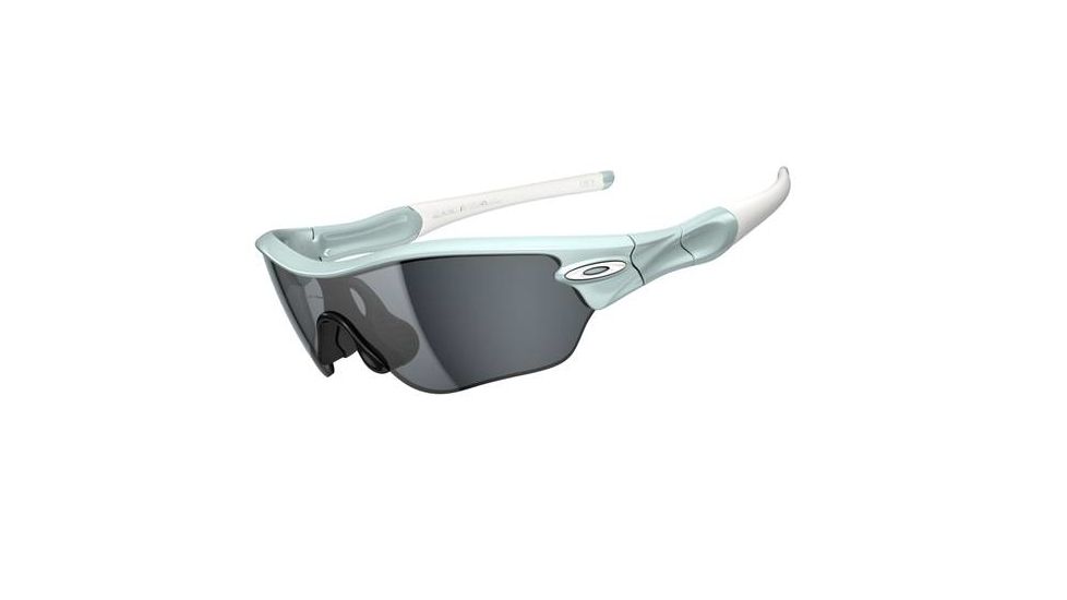 Oakley Radar Edge Polished Black Frame w/ Grey Polarized Lenses Women's Sunglasses OO9184-03