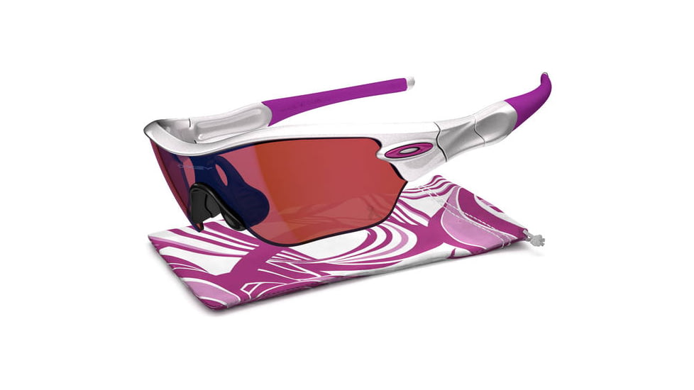 Oakley Radar Edge Sunglasses, Breast Cancer Awareness - Pearl Frame, G30 Iridium OO9184-10