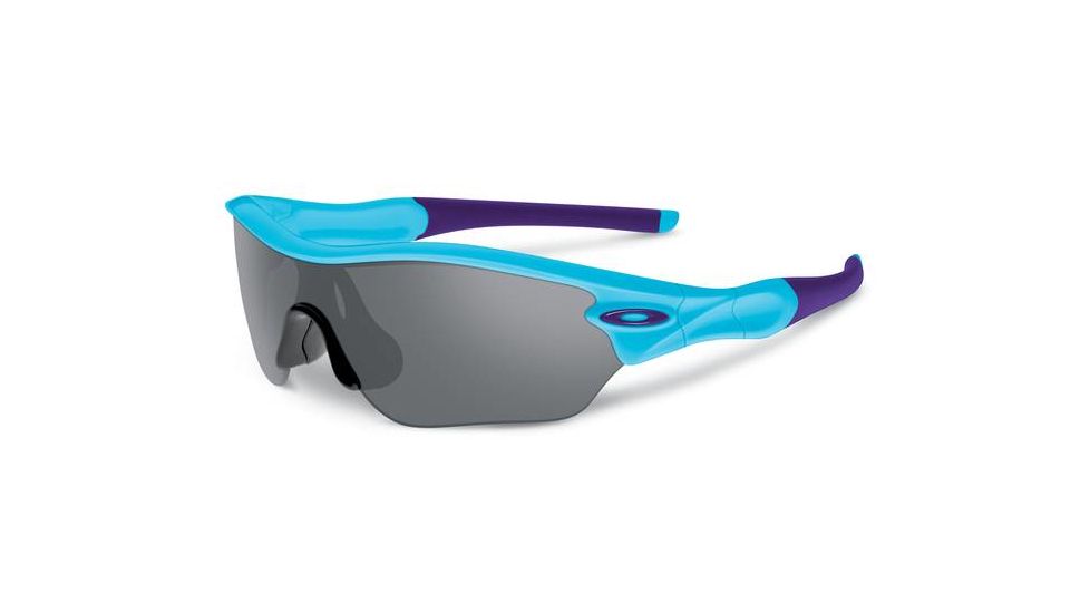 Oakley Radar Edge Sunglasses, Illumination Blue Frame, Grey Lens OO9184-15