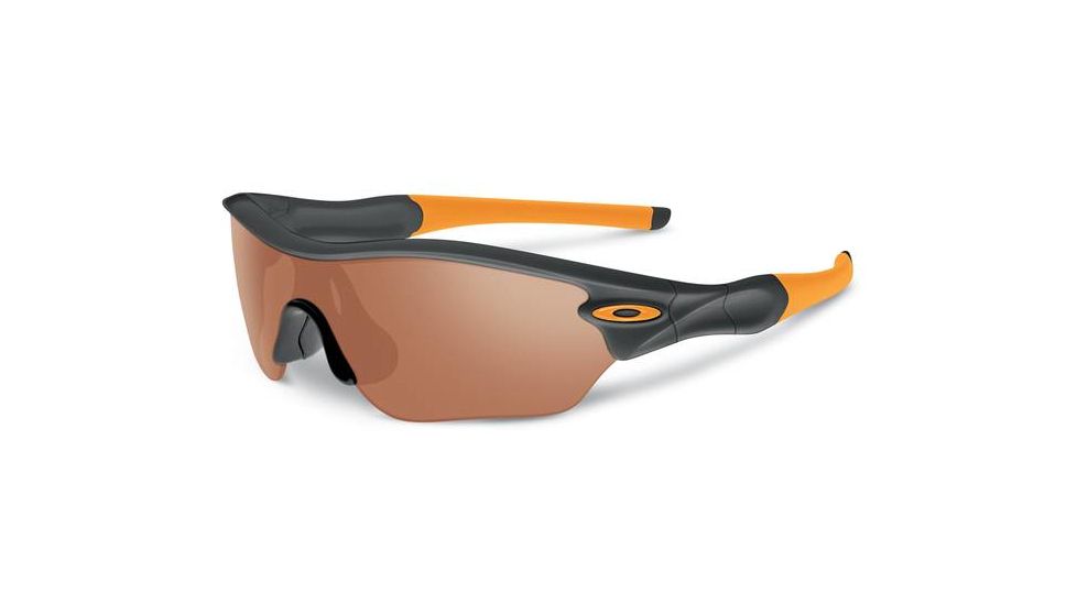 Oakley Radar Edge Sunglasses, Polished Carbon Frame, VR28 Black Iridium Lens OO9184-16