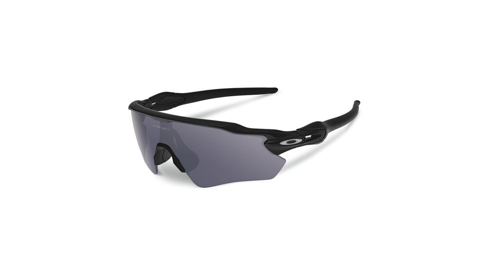 Oakley Radar EV Path Single Vision Prescription Sunglasses, Matte Black Frame, OO9208-12SV