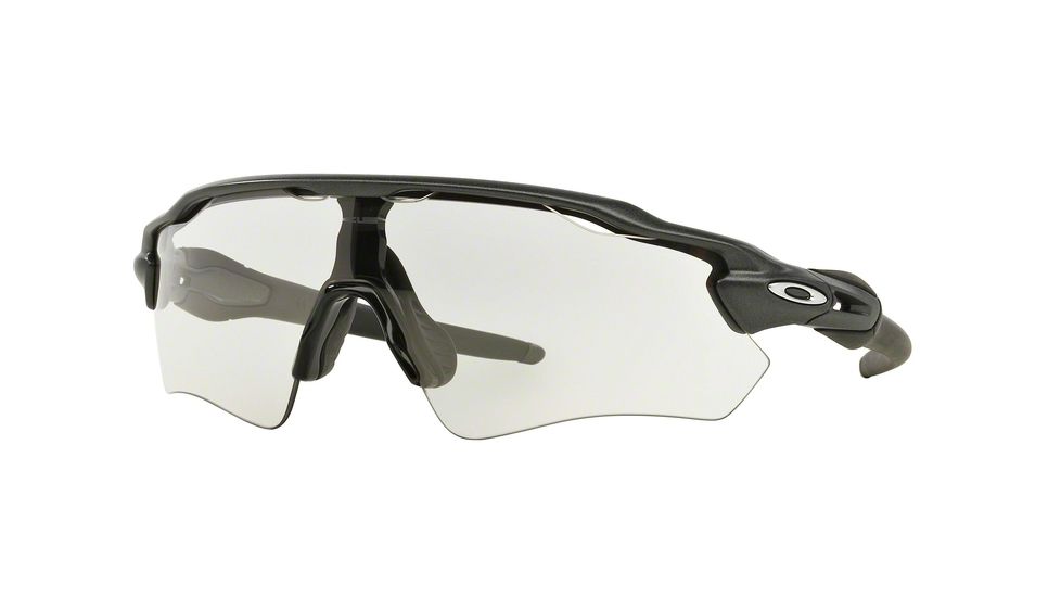 Oakley Radar EV Path Sunglasses 920813-38 - Steel Frame, Clear To Black Photochromic Lenses