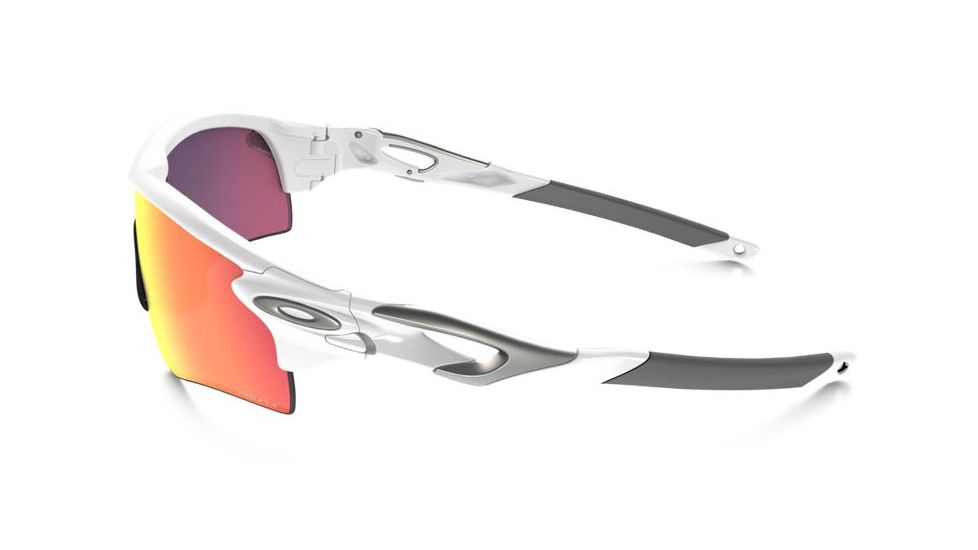 Oakley Radar Lock Path Sunglasses Polished White Frame, Baseball Prizm In and Out Lens-OO9181-33