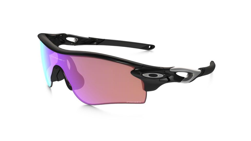 Oakley Radar Lock Sunglasses Polished Black Frame, Prizm Golf and Slate Iridium Lens-OO9181-42