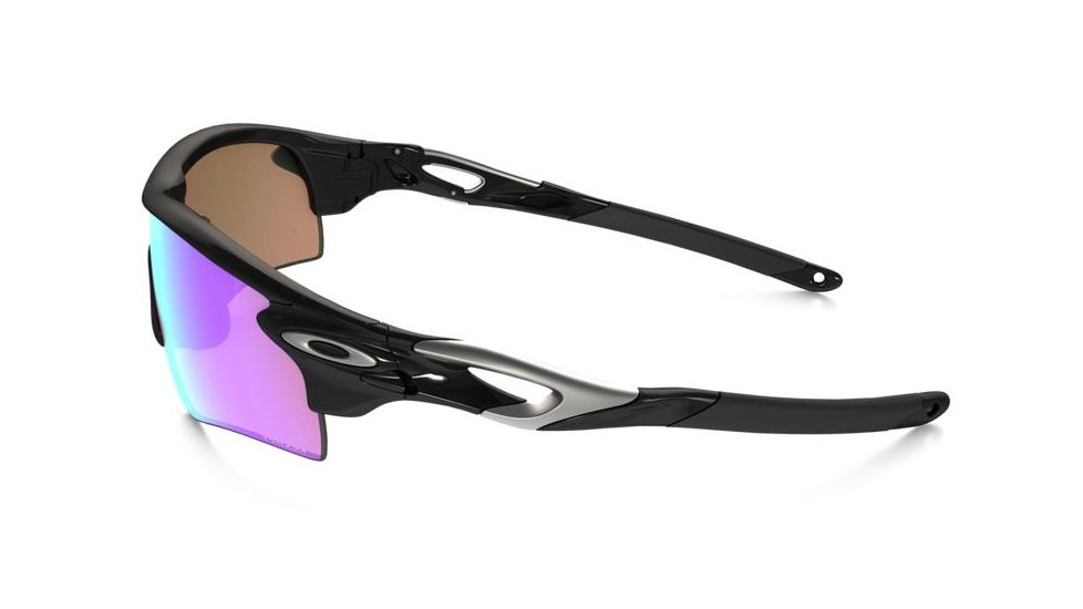 Oakley Radar Lock Sunglasses Polished Black Frame, Prizm Golf and Slate Iridium Lens-OO9181-42