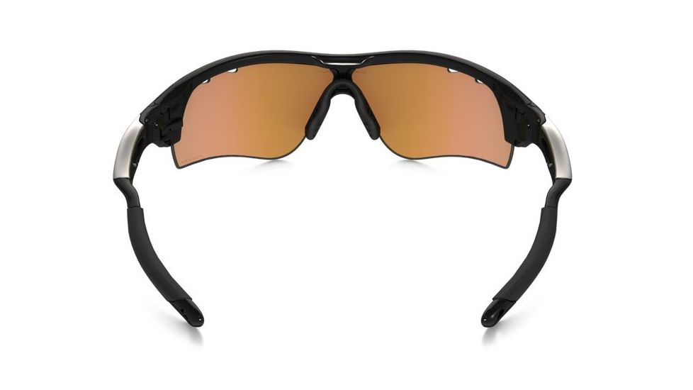 Oakley Radar Lock Sunglasses Polished Black Frame, Prizm Trail &amp; Clear Vented Lens-OO9181-41