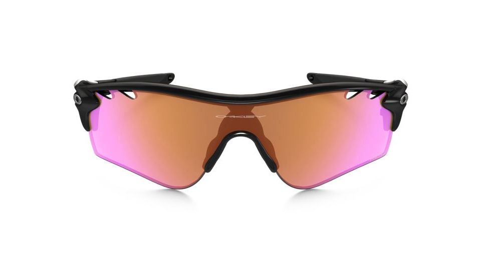 Oakley Radar Lock Sunglasses Polished Black Frame, Prizm Trail &amp; Clear Vented Lens-OO9181-41