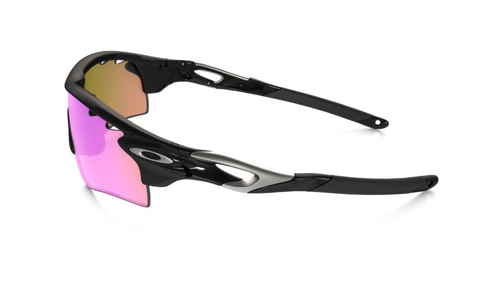 Oakley Radar Lock Sunglasses Polished Black Frame, Prizm Trail &amp; Clear Vented Lens-OO9181-41