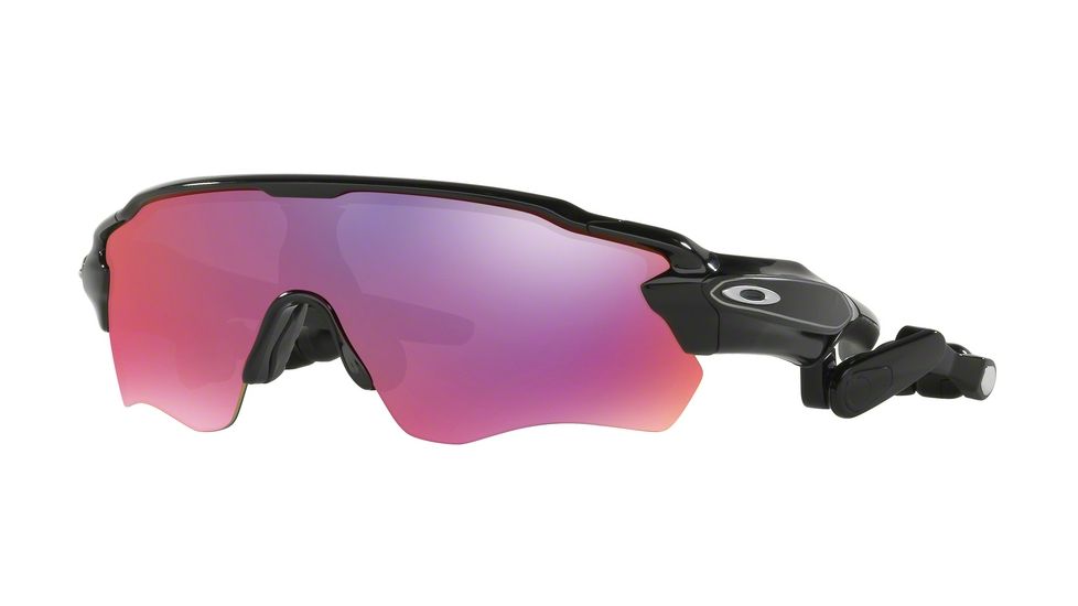 Oakley RADAR PACE OO9333 Progressive Prescription Sunglasses OO9333-933301-37 - Lens Diameter 137 mm, Lens Diameter 37 mm, Frame Color Polished Black