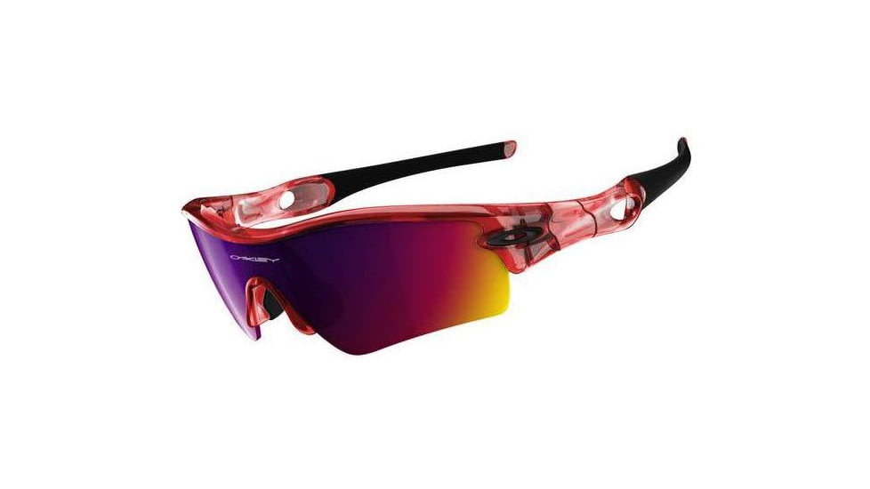 Oakley Radar Path Crystal Red Frame w/ + Red Iridium Lenses Sunglasses 09-749