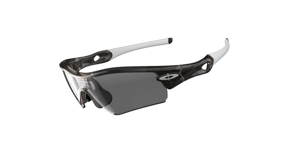 Oakley Radar Path Grey Smoke Frame w/Clear Black Iridium Photochromic Lenses Sunglasses 26-213