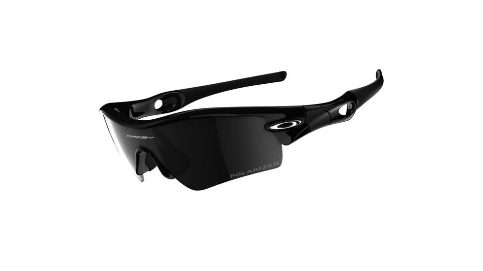 Oakley Radar Path Polished Black Frame w/ Black Iridium Polarized Lenses Sunglasses 09-674