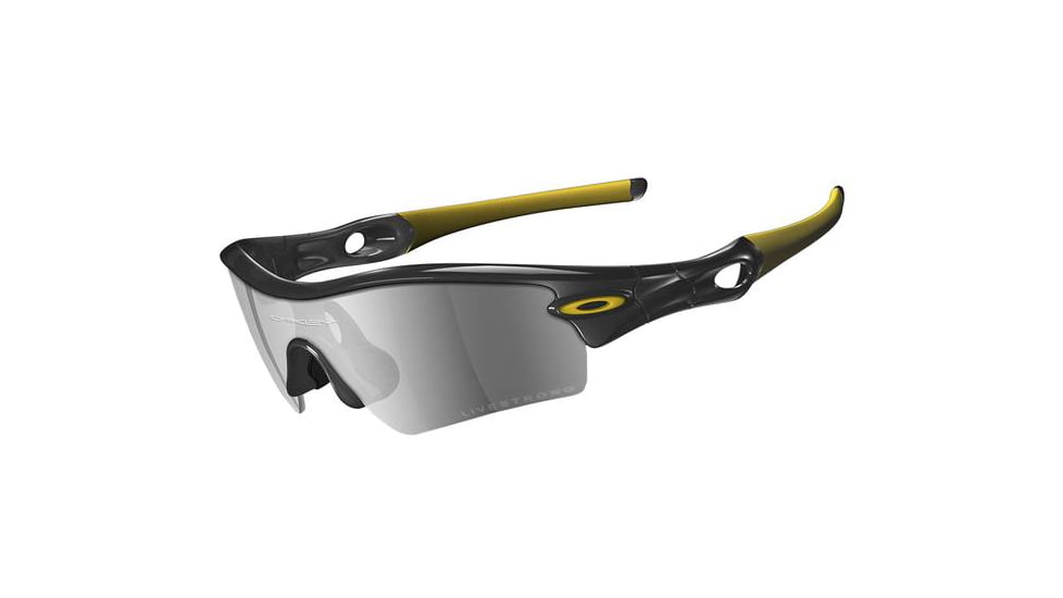 Oakley Radar Path Sunglasses, Livestrong Ed, Polish Black Frame, Black Irid Lens 12-763
