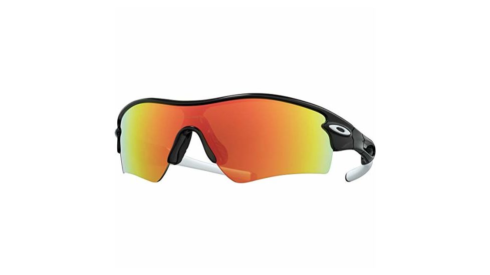 Oakley Radar Path Sunglasses 905114-33 - Polished Black Frame, Fire Iridium Lenses