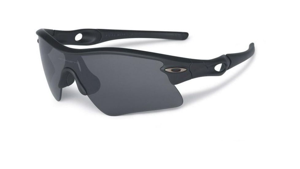 Oakley Radar Range Progressive Prescription Sunglasses, Matte Black Frame, 11-471PR