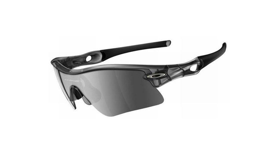 Oakley Radar Range Crystal Black Frame w/ Black Iridium Lenses Sunglasses 09-665