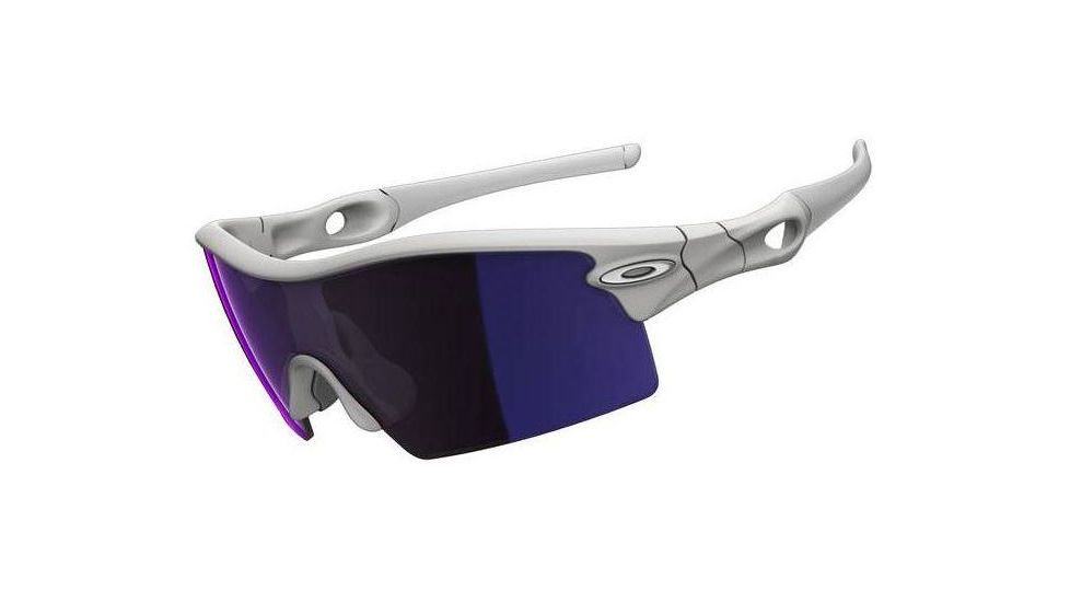 Oakley Radar XL Blades Matte White Frame w/ Blue Iridium Lenses Sunglasses 09-743