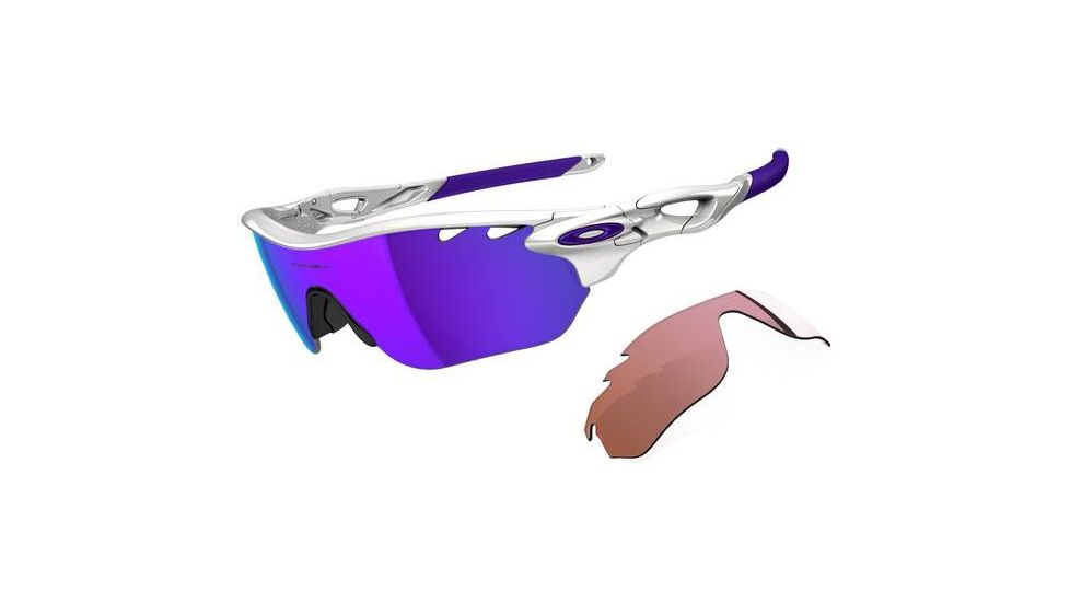Oakley Radarlock Edge Sunglasses, Polished White OO9183-01