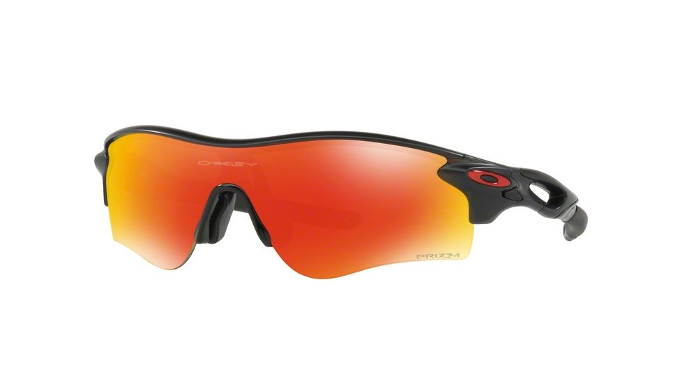 Oakley RADARLOCK PATH A OO9206 Single Vision Prescription Sunglasses, 38mm, Matte Black Ink, OO9206-920642-38-SV