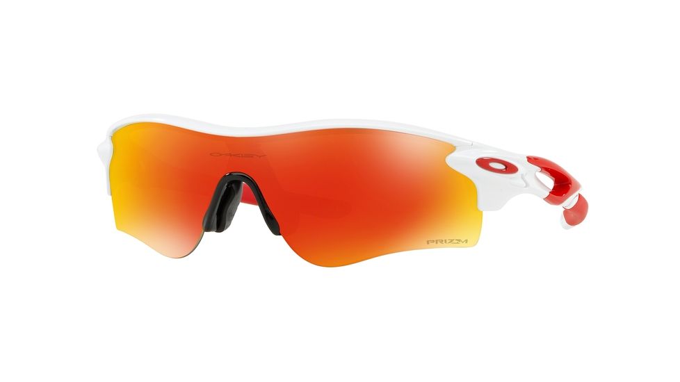 Oakley RADARLOCK PATH A OO9206 Single Vision Prescription Sunglasses OO9206-920646-38 - Lens Diameter 38 mm, Frame Color Polished White