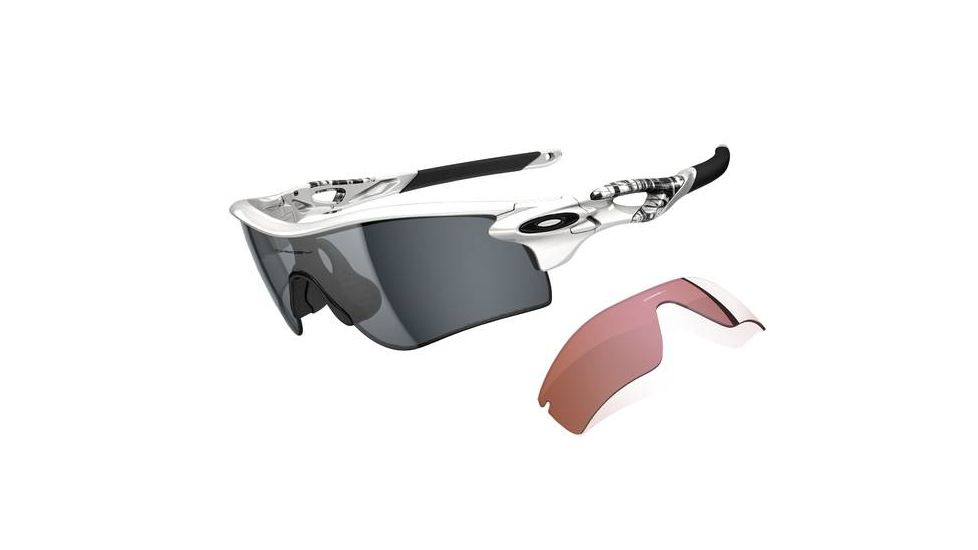 Oakley Radarlock Path Matte White Frame w/ Grey Polarized Lenses Men's Sunglasses OO9181-02