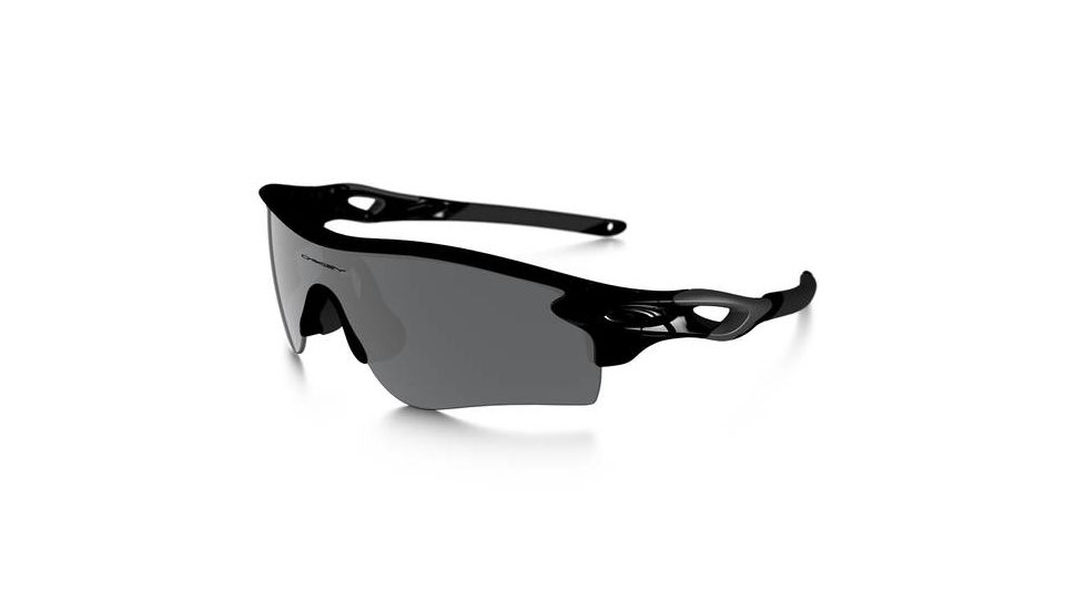 Oakley Radarlock Path Mens Sunglasses Polished Black Frame, Black Iridum and VR28 Lens OO9181-19