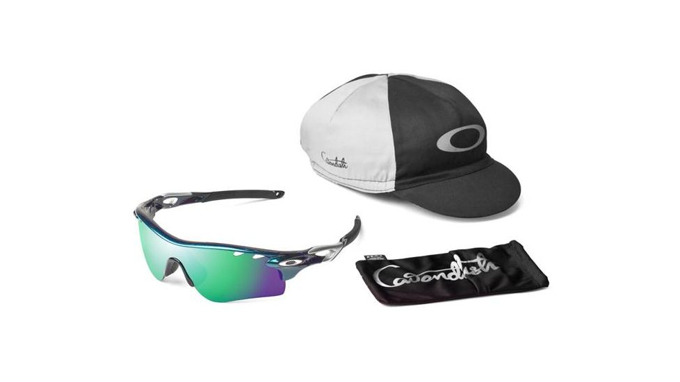 Oakley Radarlock Path Mens Sunglasses Cavendish Metallic Green Frame, Jade Iridium Vented and G40 Vented Lens OO9181-15