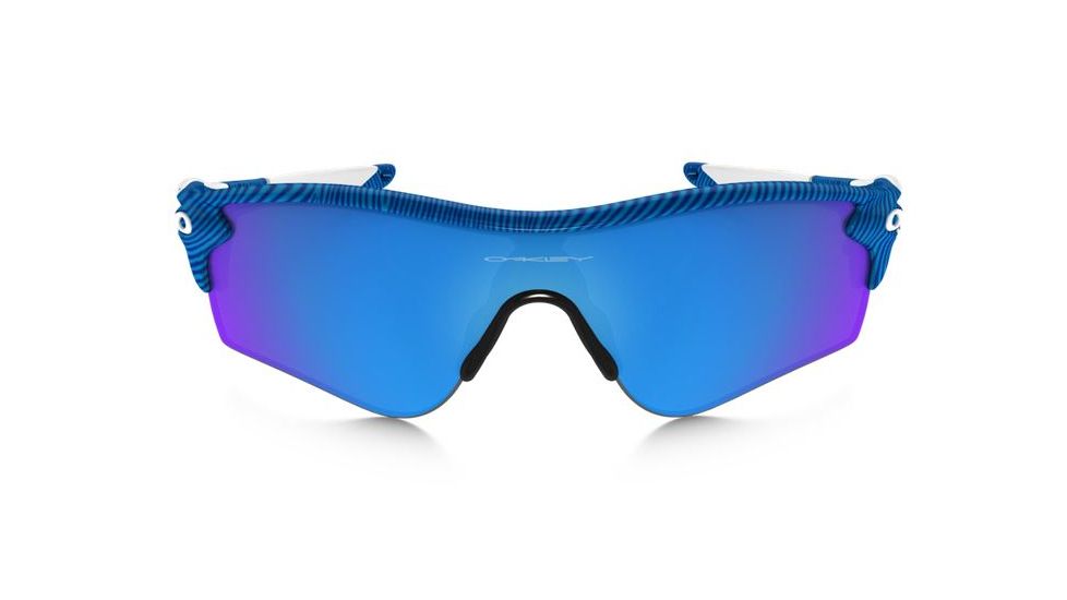Oakley Radarlock Path Sunglasses Sky Blue Frame, Sapphire Iridium &amp; Black Iridium Lens-OO9181-46