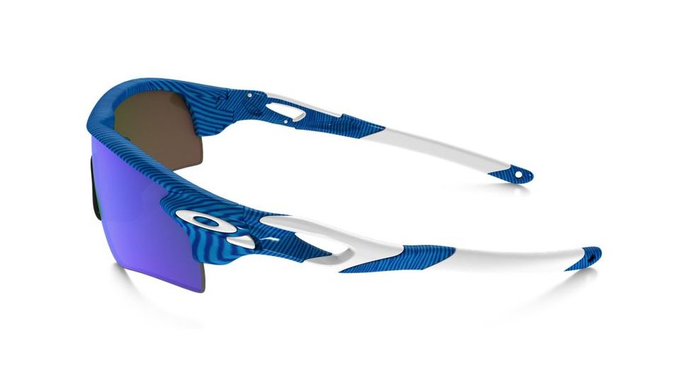 Oakley Radarlock Path Sunglasses Sky Blue Frame, Sapphire Iridium &amp; Black Iridium Lens-OO9181-46