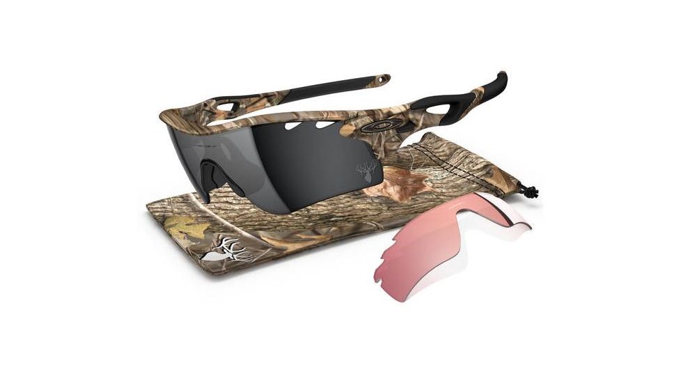 Oakley Radarlock Path Single Vision Prescription Sunglasses, Woodland Camo Frame, OO9181-26SV