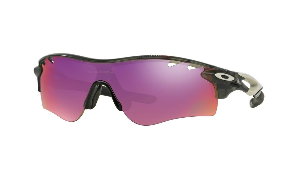 Oakley SI Radarlock Path Progressive Prescription Sunglasses OO9181-918148-38 - Lens Diameter 38 mm, Frame Color Grey Smoke