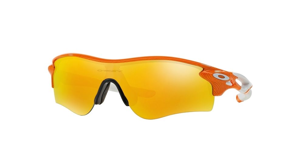 Oakley SI Radarlock Path Progressive Prescription Sunglasses OO9181-918145-38 - Lens Diameter 38 mm, Frame Color Fingerprint Atomic Orange