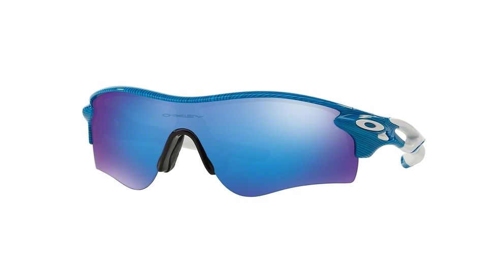 Oakley SI Radarlock Path Progressive Prescription Sunglasses OO9181-918146-38 - Lens Diameter 38 mm, Frame Color Fingerprint Sky Blue